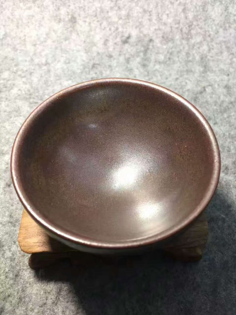 蔡炳盛龍窯柴燒：口8.3高4.5