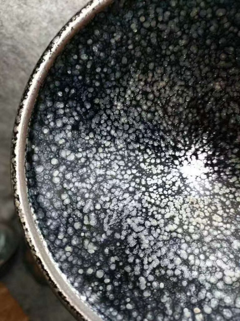 繆興洲油滴盞：口10.8高4.5