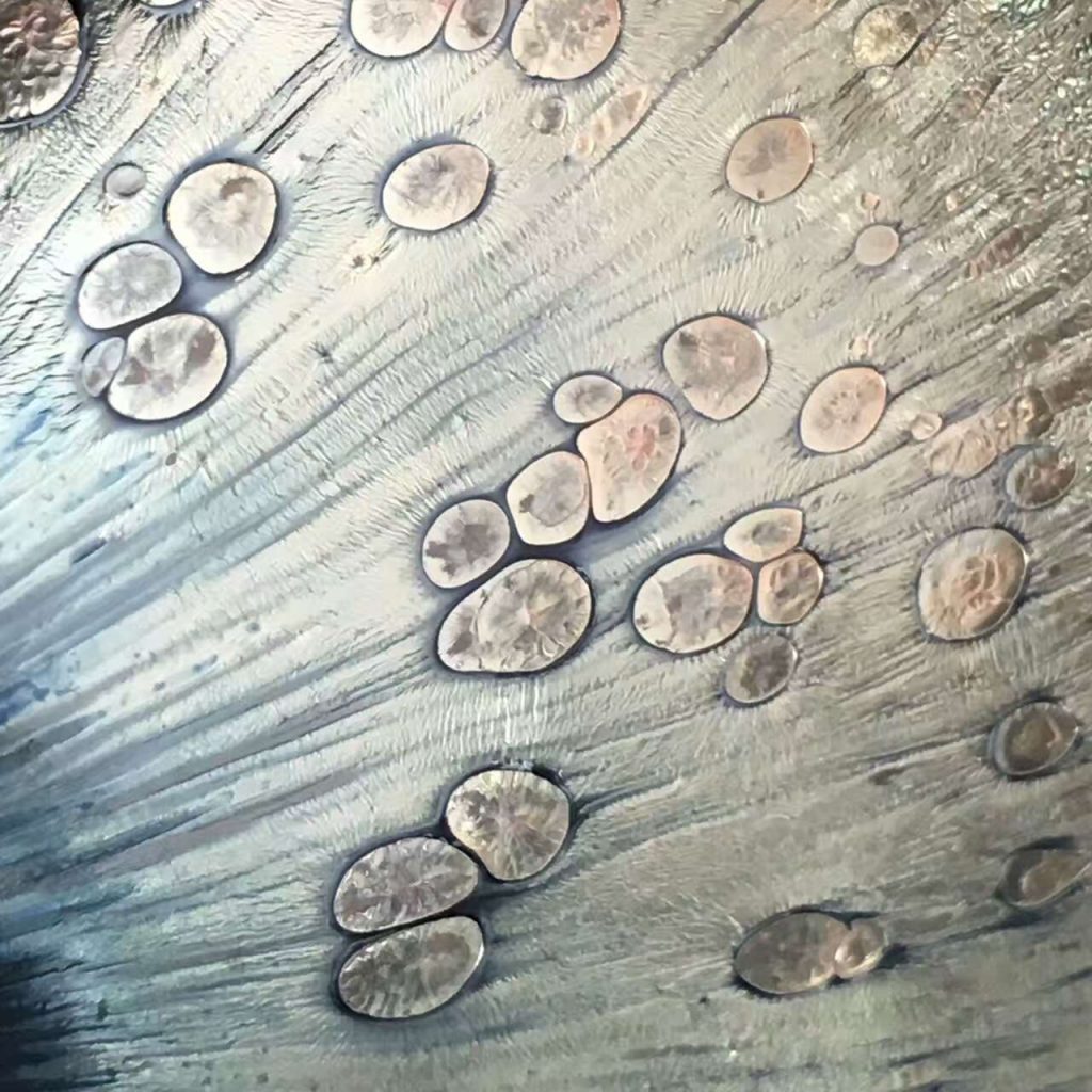 吳立主，升級后的窯變藍油滴，口徑9高5.3