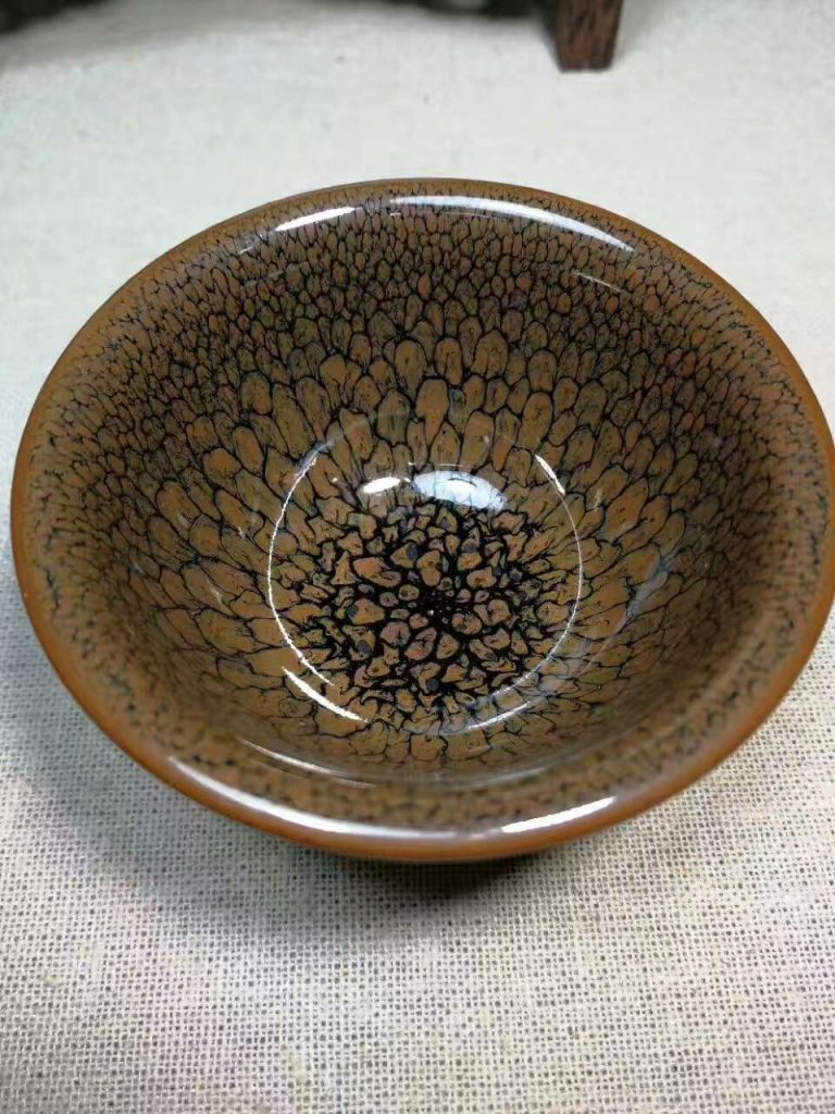 陳大鵬6.8口四色茶盞