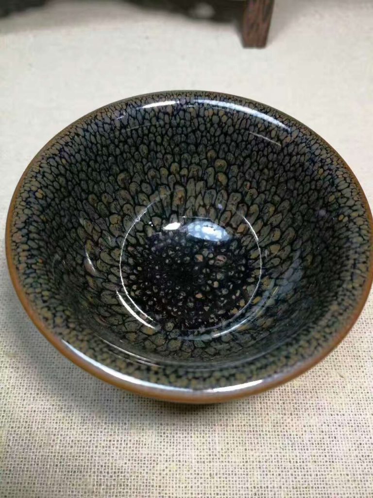 陳大鵬6.8口四色茶盞