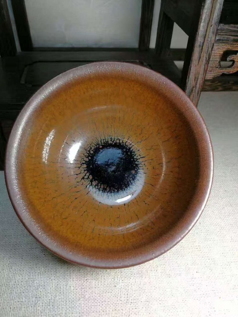 李遠(yuǎn)興柴燒西瓜紅：口8.8高4.8，經(jīng)典“淚釉”