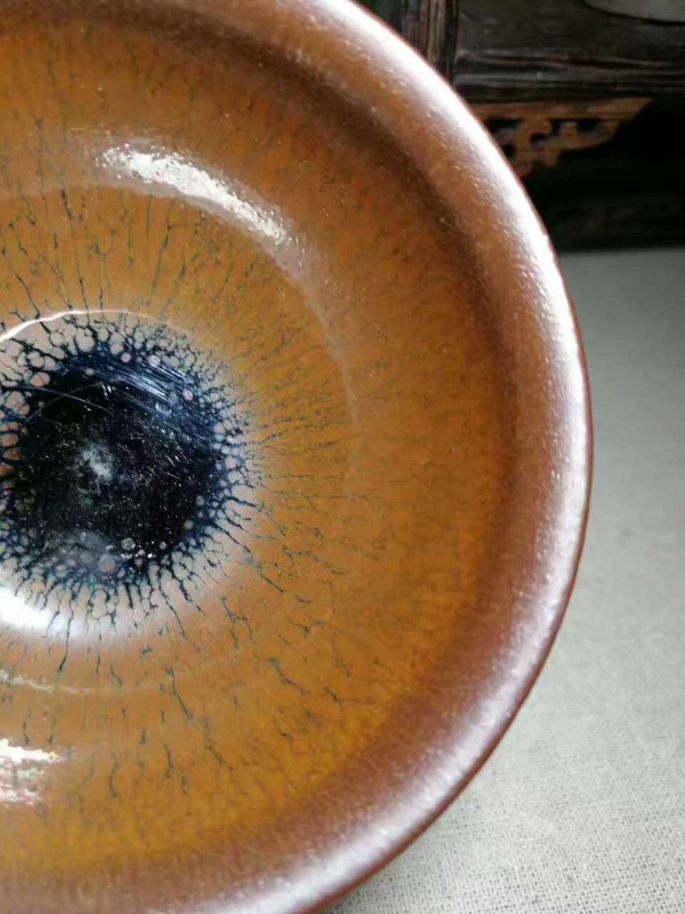 李遠(yuǎn)興柴燒西瓜紅：口8.8高4.8，經(jīng)典“淚釉”