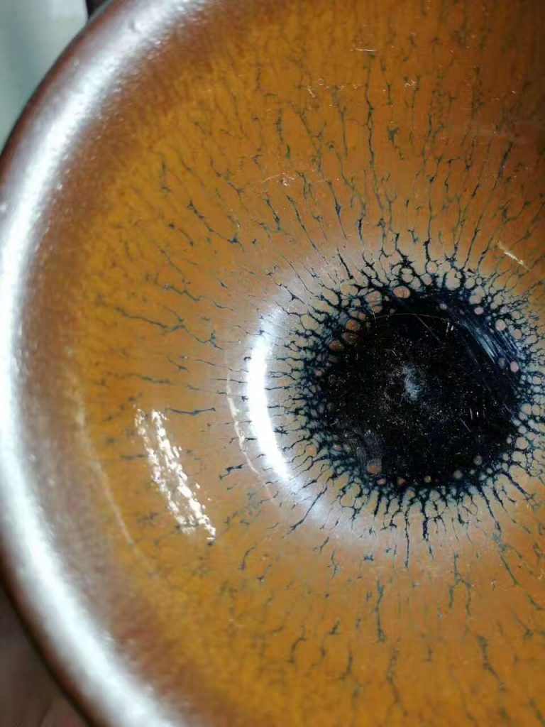 李遠(yuǎn)興柴燒西瓜紅：口8.8高4.8，經(jīng)典“淚釉”