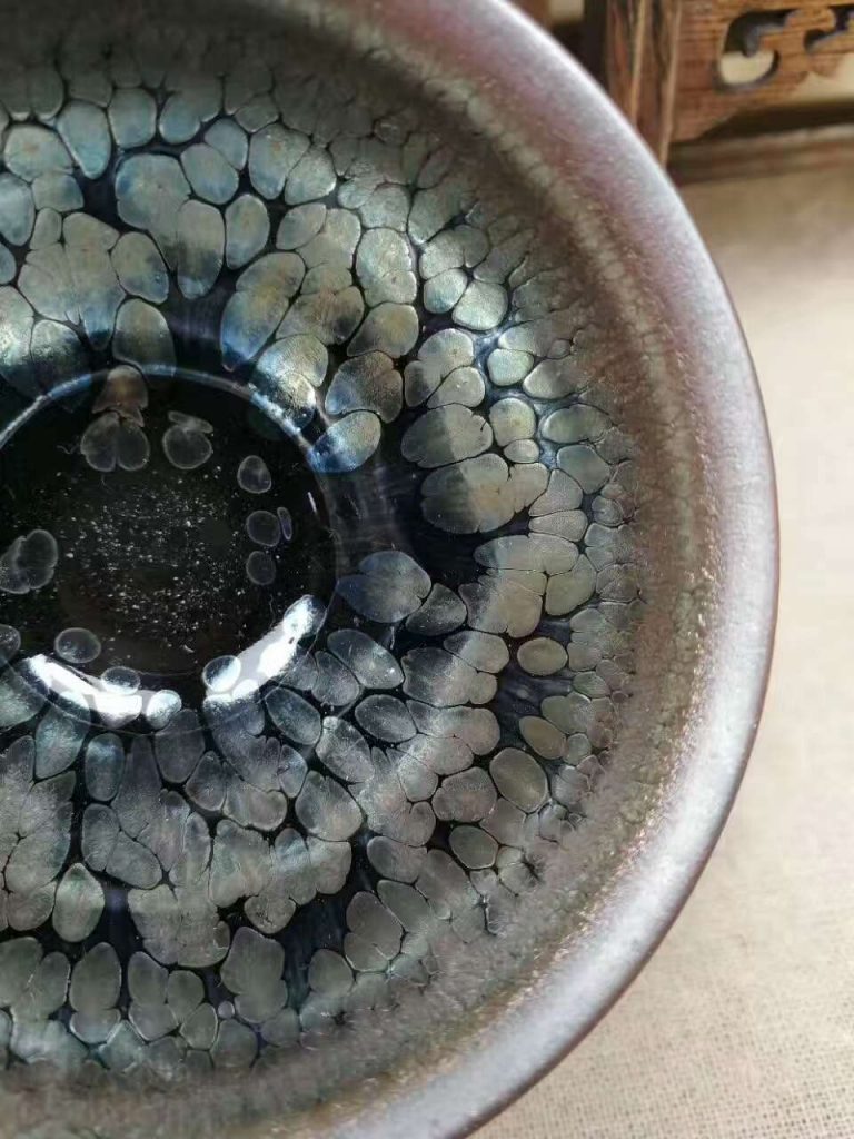 徐峰束口油滴：口8.3高5.3