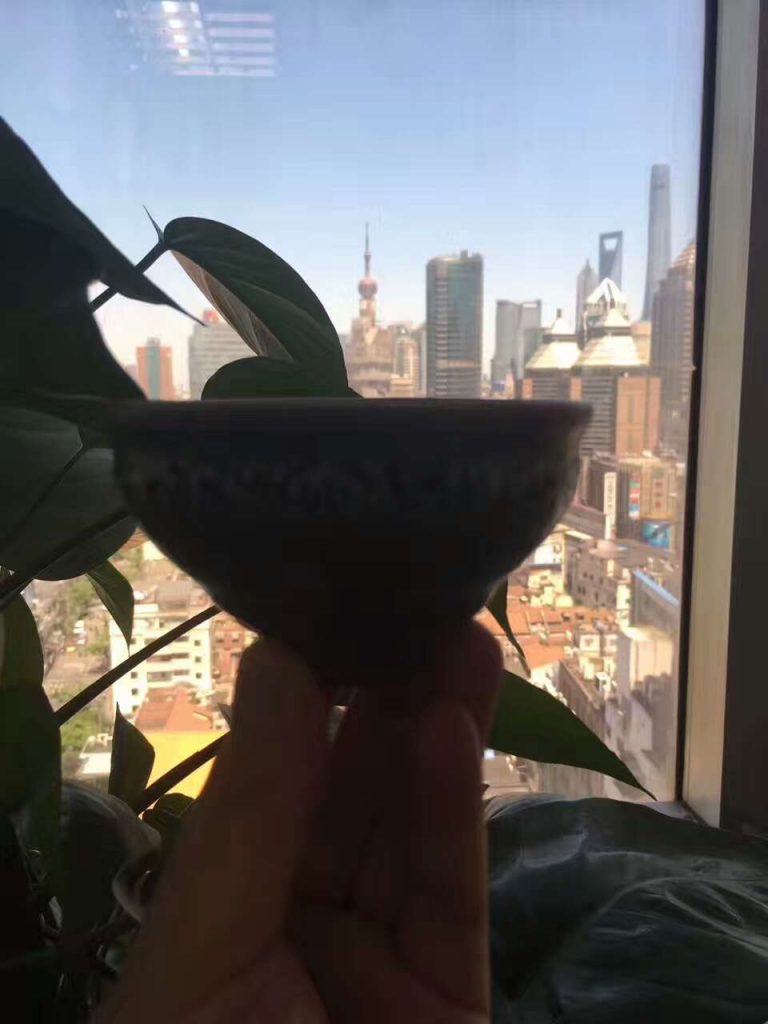 李達(dá)老師8.8公分束口藍(lán)油滴盞