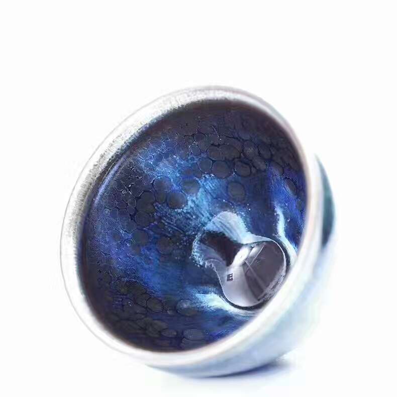 陸金喜老師7.6公分束口曜變天目盞