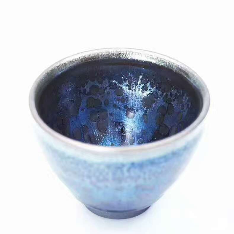 陸金喜老師7.6公分束口曜變天目盞