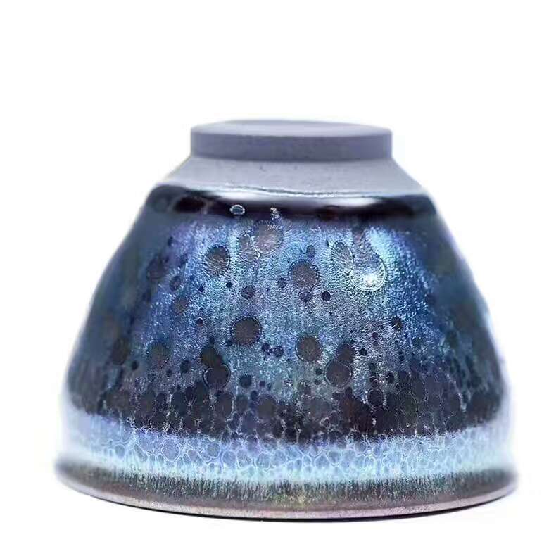 陸金喜老師7.6公分束口曜變天目盞