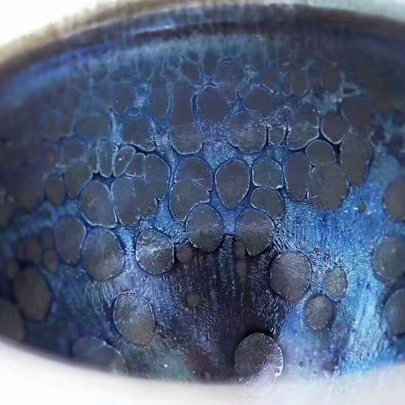 陸金喜老師7.6公分束口曜變天目盞