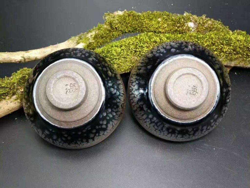 李昌海鷓鴣斑茶盞：口9高4.7