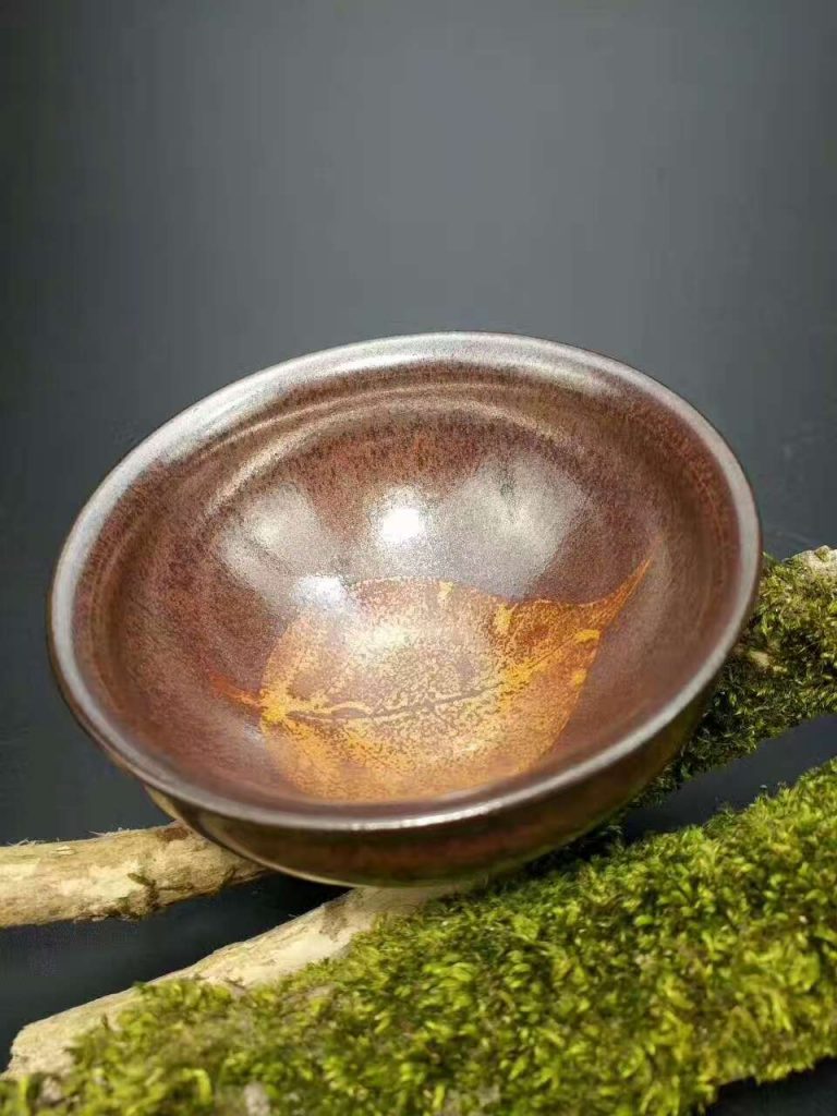 孫建興精品木葉盞：口8.9高5