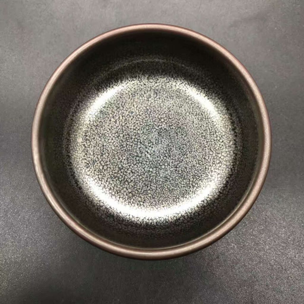 繆興洲，禪定，小油滴，口徑8.8高4.6