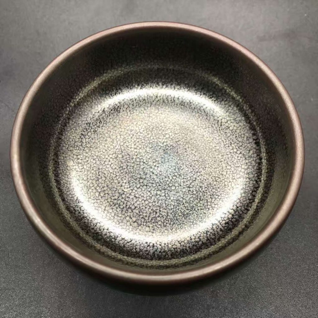 繆興洲，禪定，小油滴，口徑8.8高4.6