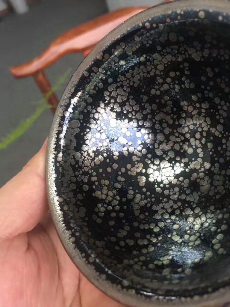 孫建興老師極品束口星空油滴盞：9*5