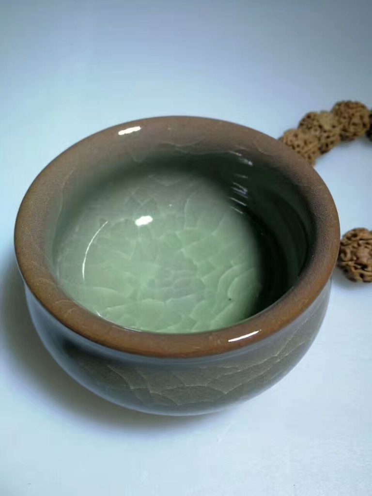 李振貴單色釉：口7.3高4.8