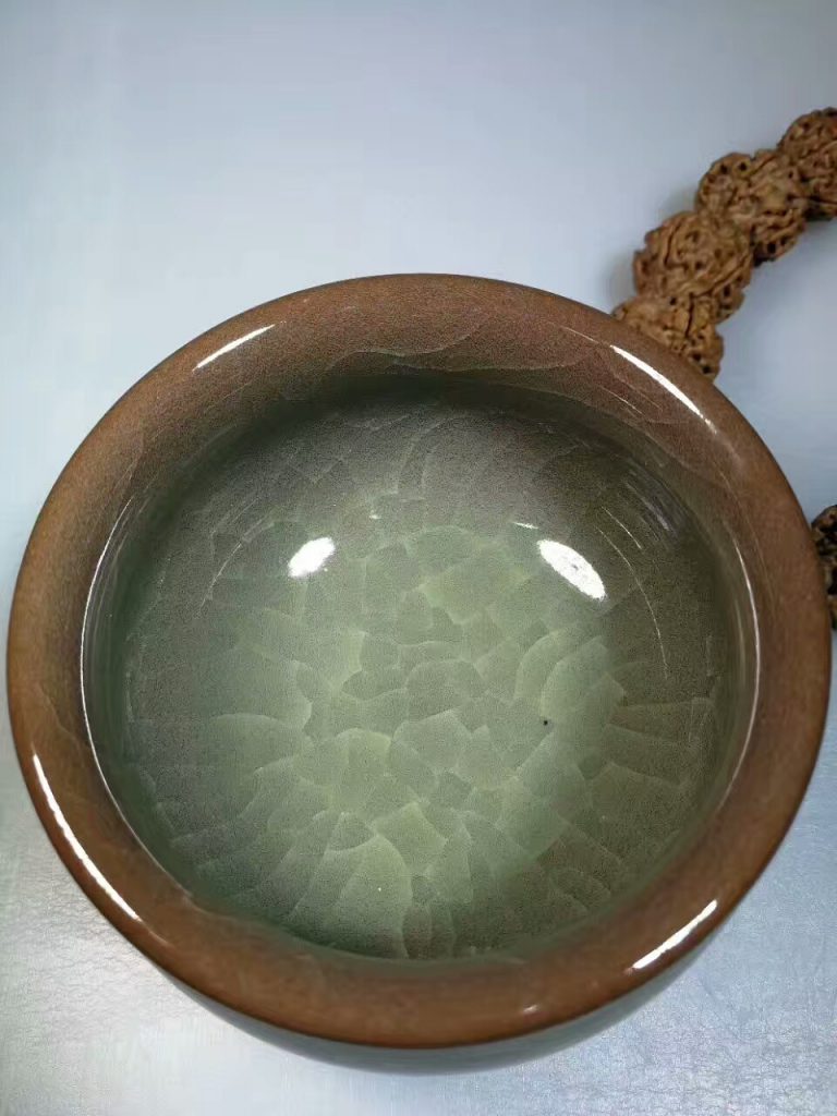 李振貴單色釉：口7.3高4.8