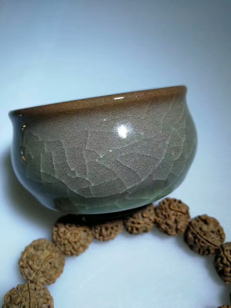 李振貴單色釉：口7.3高4.8