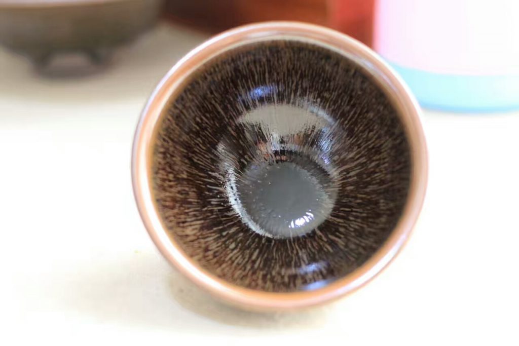 葉禮忠 窯變宇豪 口徑9高5