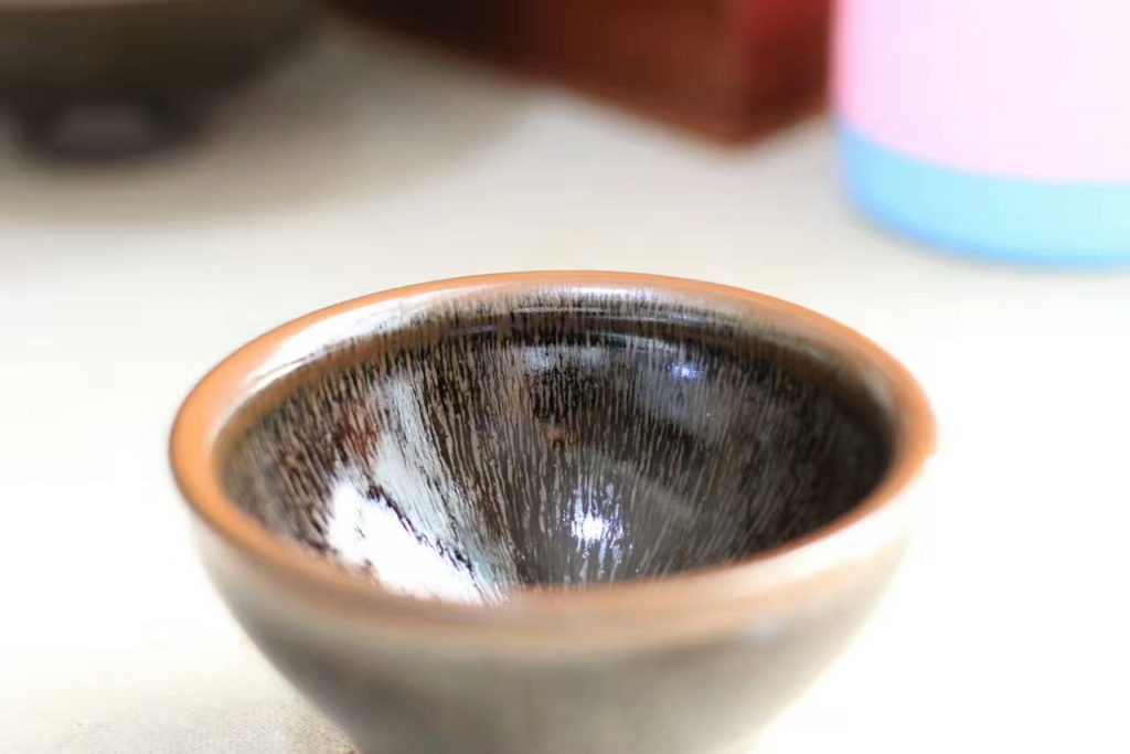 葉禮忠 窯變宇豪 口徑9高5