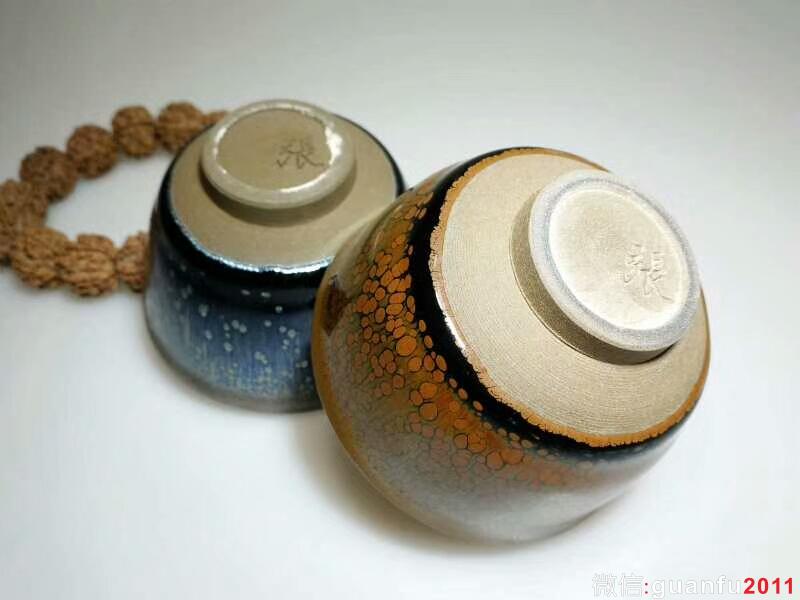 張俊翔師傅新款對杯：口7.5高4.8