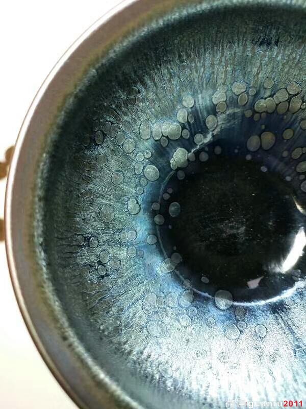 吳立主藍(lán)油滴：口7.8高5