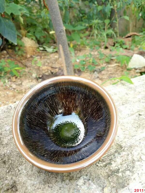 葉禮忠曜變兔毫：口9高5.5