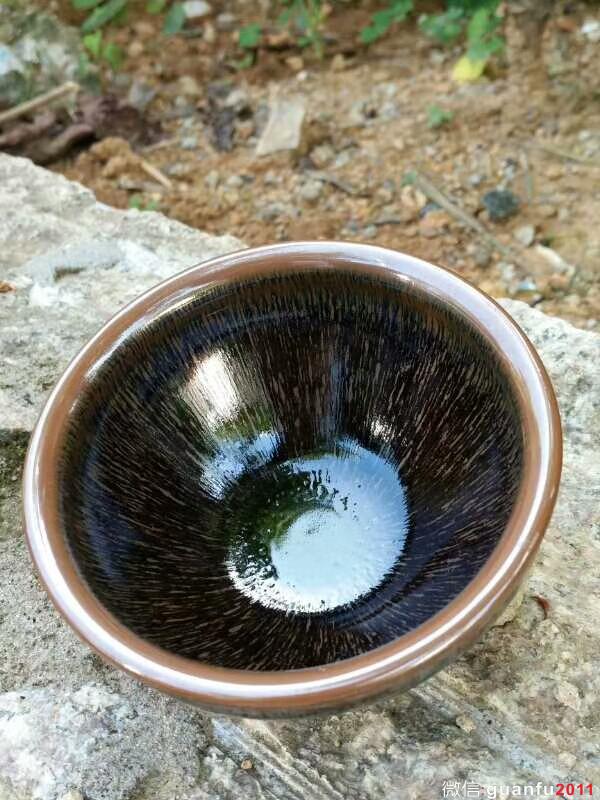 葉禮忠曜變兔毫：口9高5.5