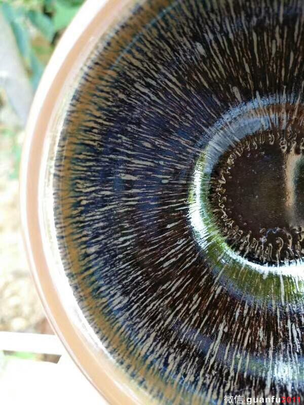 葉禮忠曜變兔毫：口9高5.5