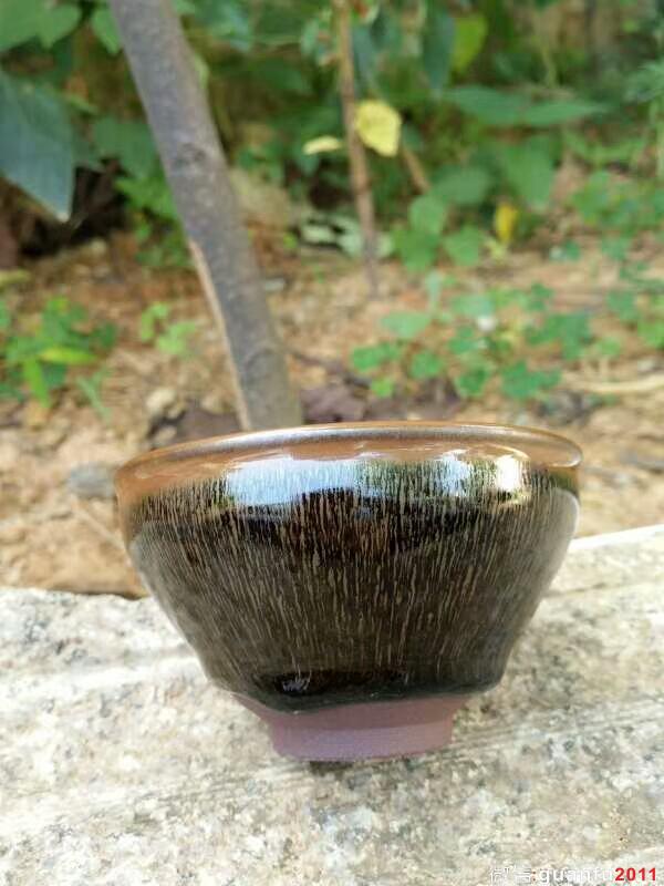 葉禮忠曜變兔毫：口9高5.5