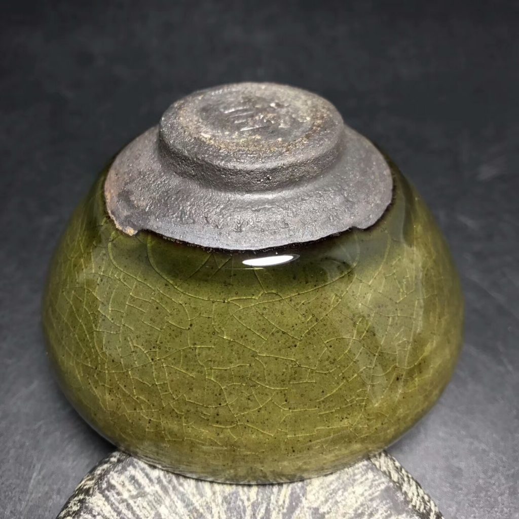 呂竹興師傅，精品仿古胎茶沫釉，口徑8.3