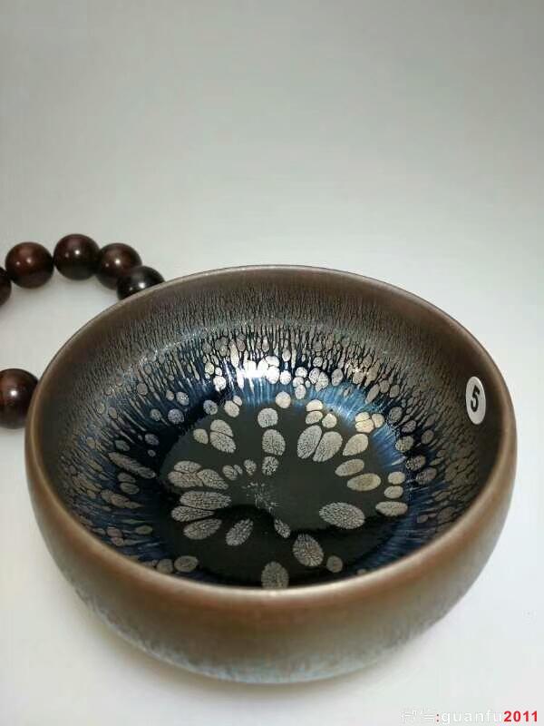 闕梅嬌全手工精品禪定油滴盞：9*5