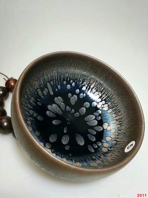 闕梅嬌全手工精品禪定油滴盞：9*5