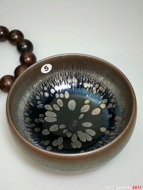 闕梅嬌全手工精品禪定油滴盞：9*5