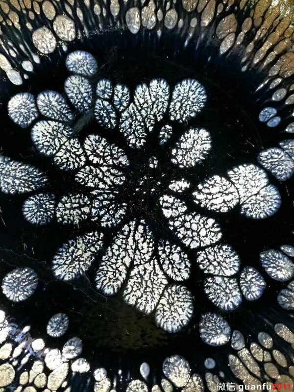 闕梅嬌全手工精品禪定油滴盞：9*5，匠心之作