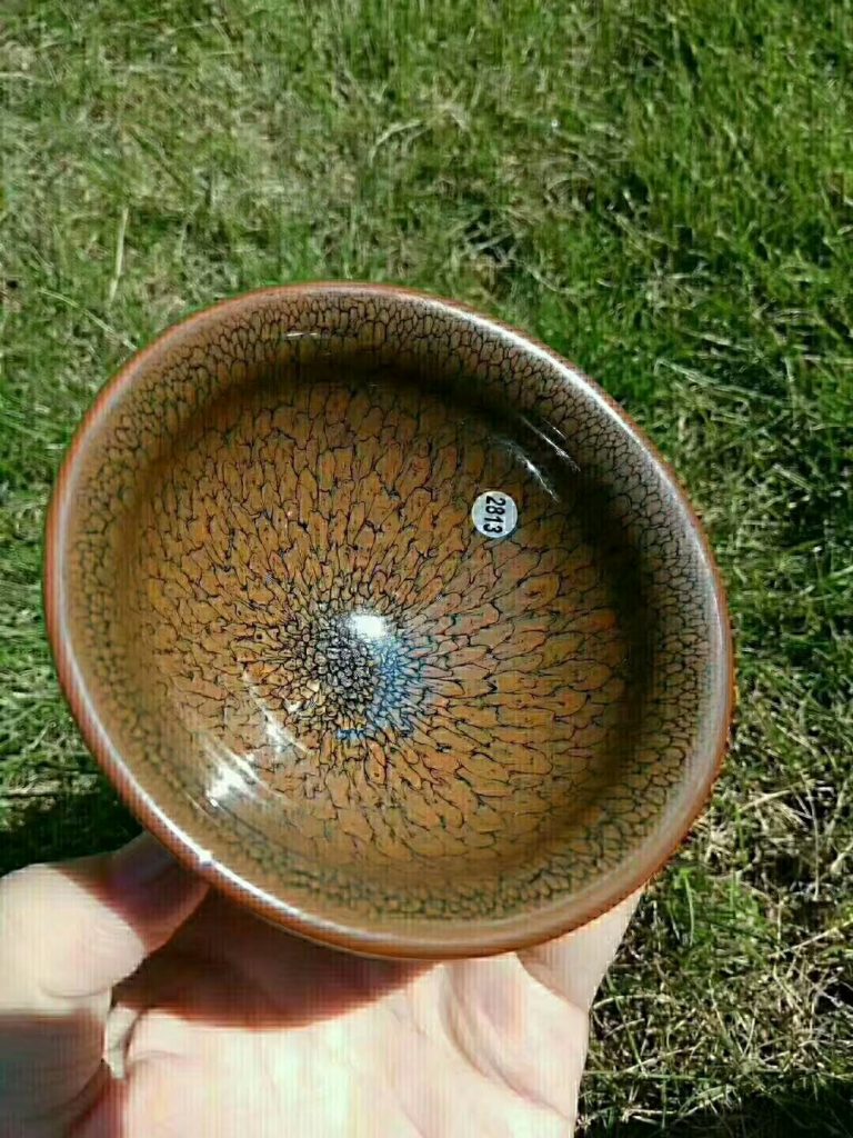 陳大鵬 束口鷓鴣斑 口徑9.4高5