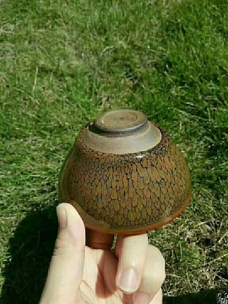 陳大鵬 束口鷓鴣斑 口徑9.4高5