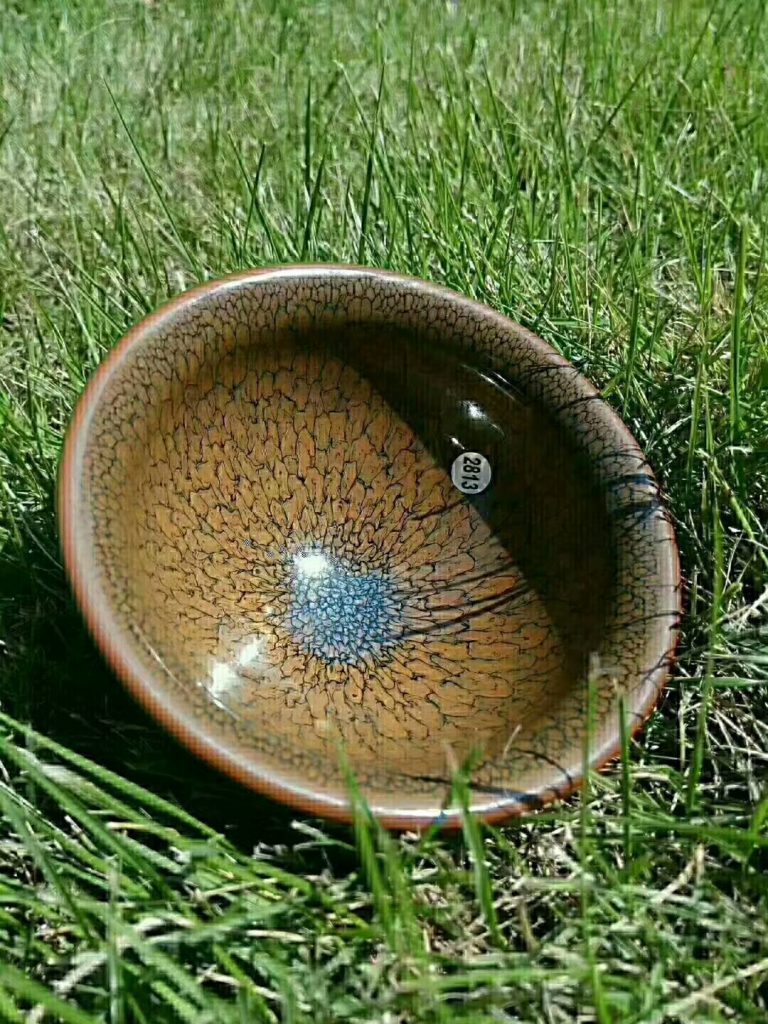 陳大鵬 束口鷓鴣斑 口徑9.4高5