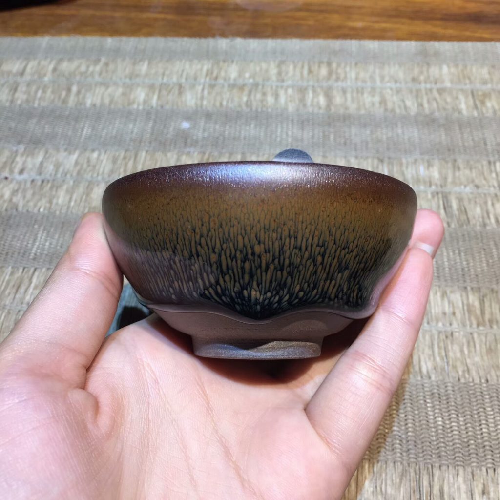 葉禮旺 金兔毫斂口盞：8*4