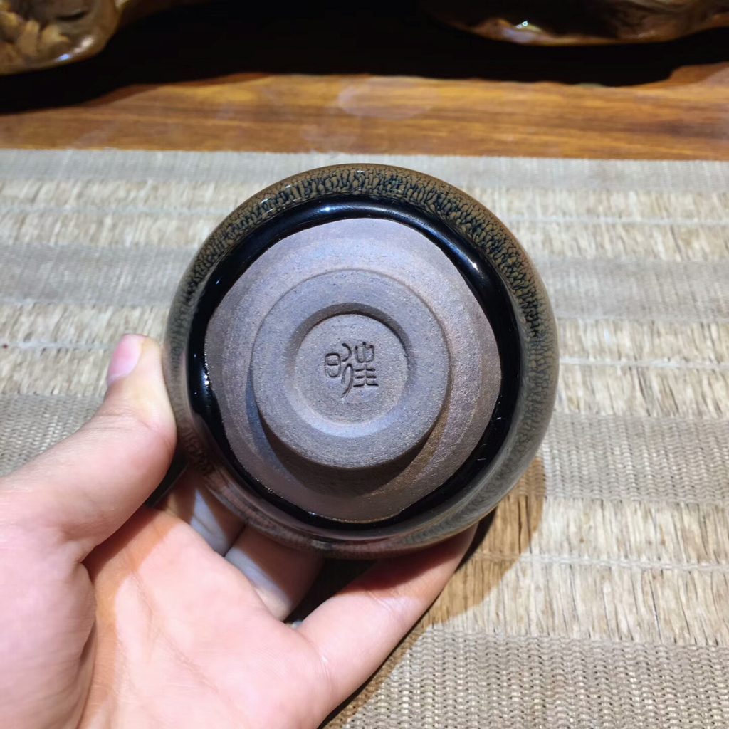 葉禮旺 金兔毫斂口盞：8*4