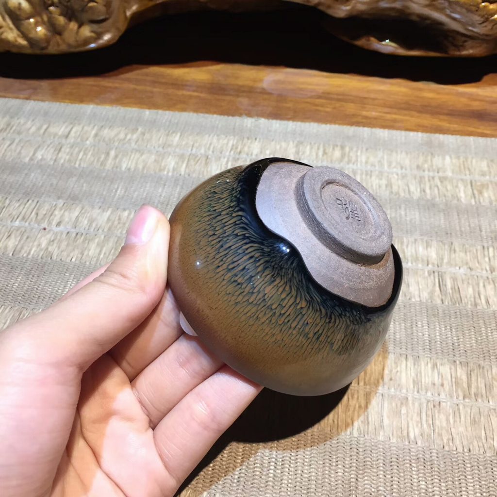 葉禮旺 金兔毫斂口盞：8*4