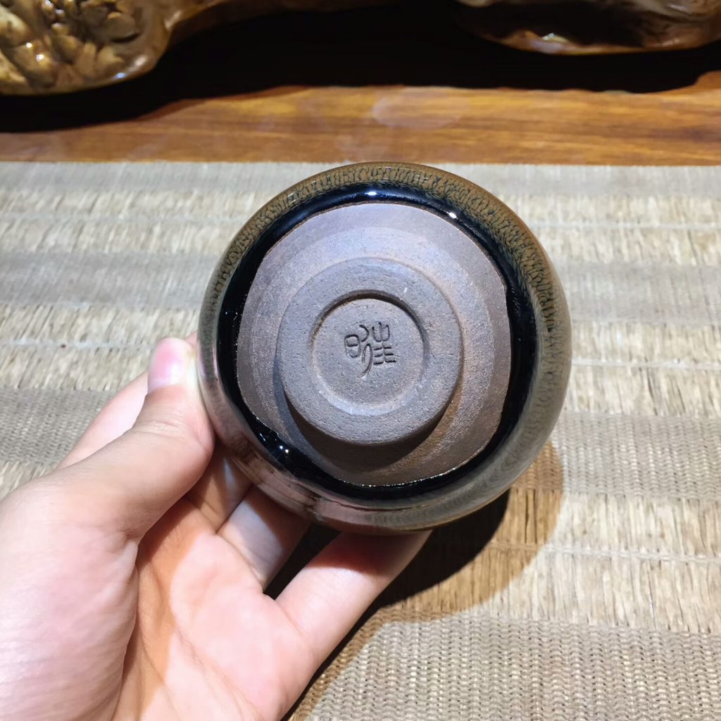 葉禮旺 金兔毫斂口盞：8*4