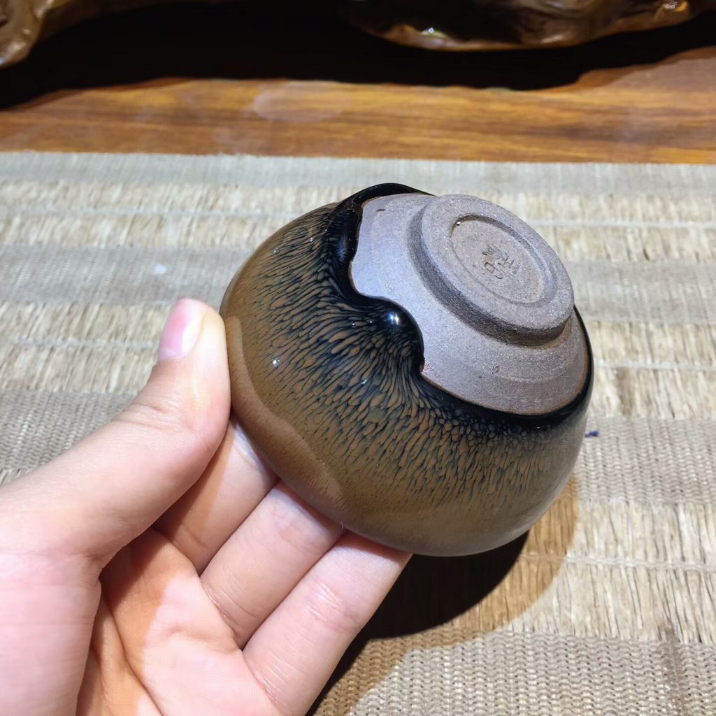 葉禮旺 金兔毫斂口盞：8*4