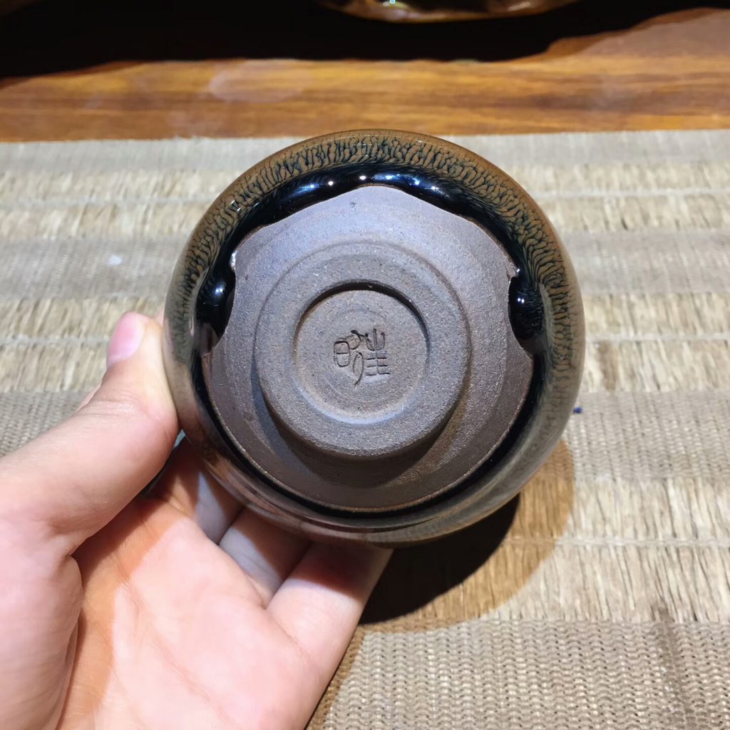 葉禮旺 金兔毫斂口盞：8*4