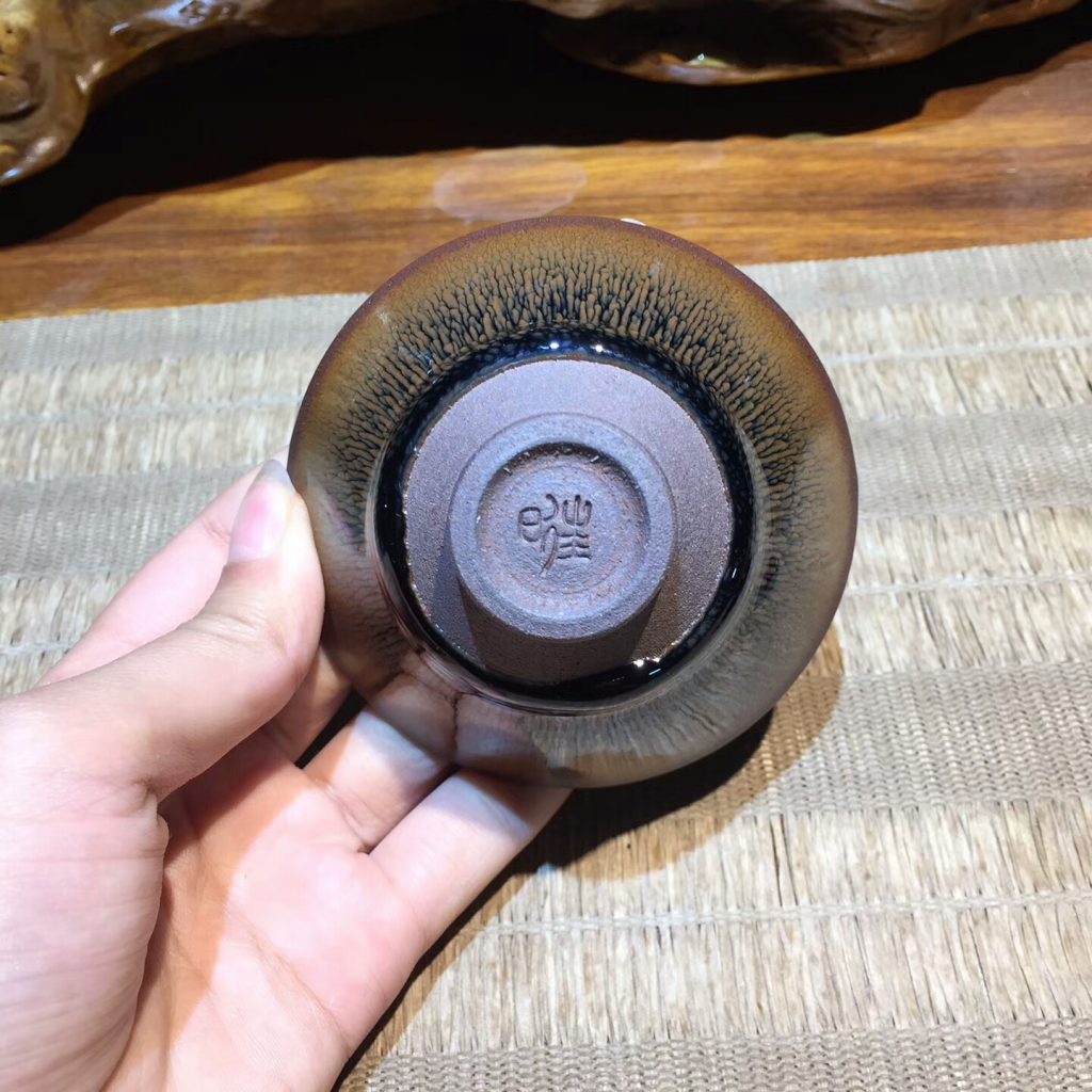 葉禮旺 金兔毫斗笠 手工盞：8.5*4.5