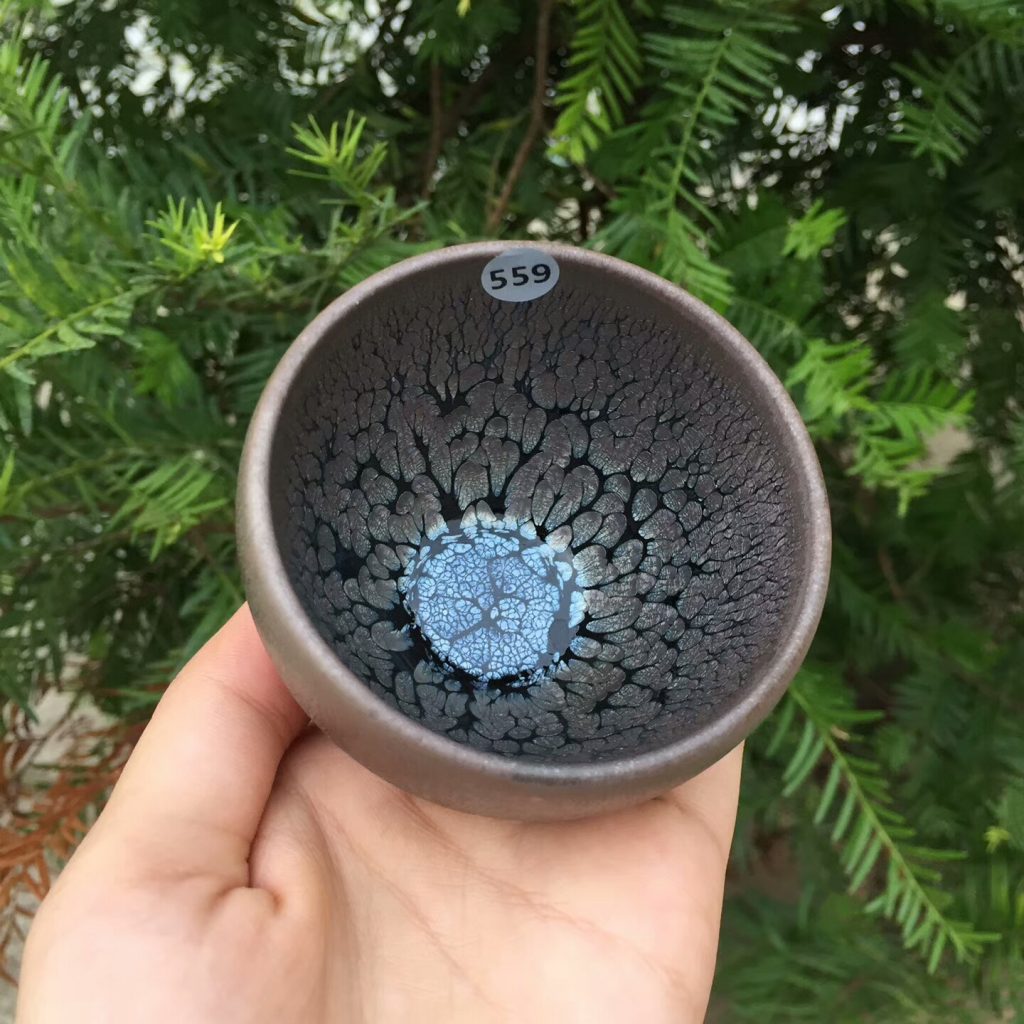 闕梅嬌 全手工 鷓鴣斑聞香杯：7*6