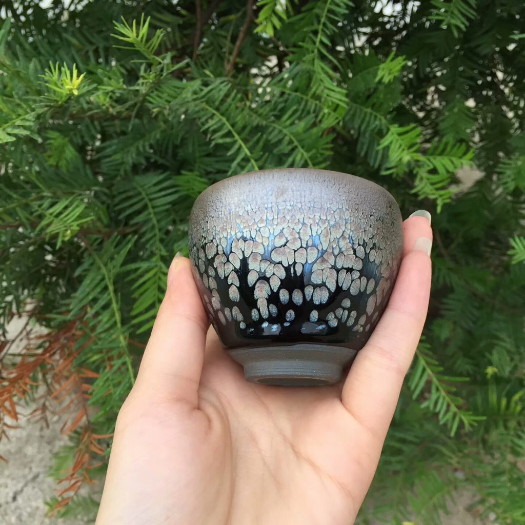 闕梅嬌 全手工 鷓鴣斑聞香杯：7*6