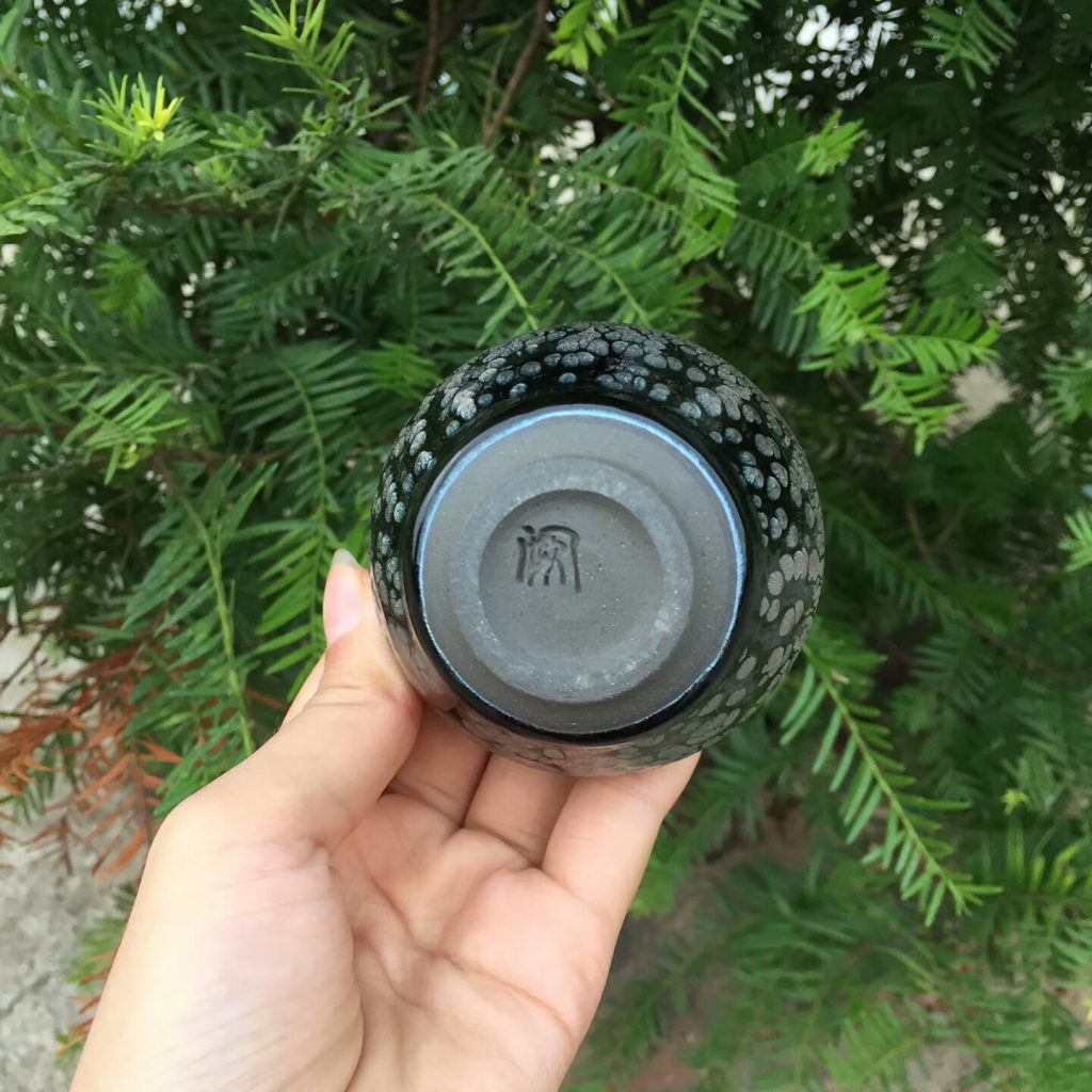 闕梅嬌 全手工 鷓鴣斑聞香杯：7*6