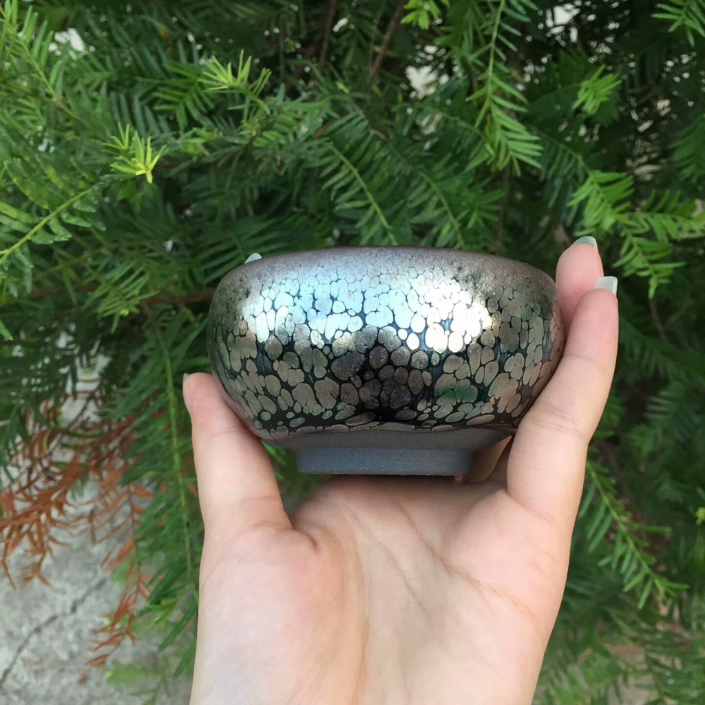 陳亮 全手工 油滴禪定杯：8.2*4.5