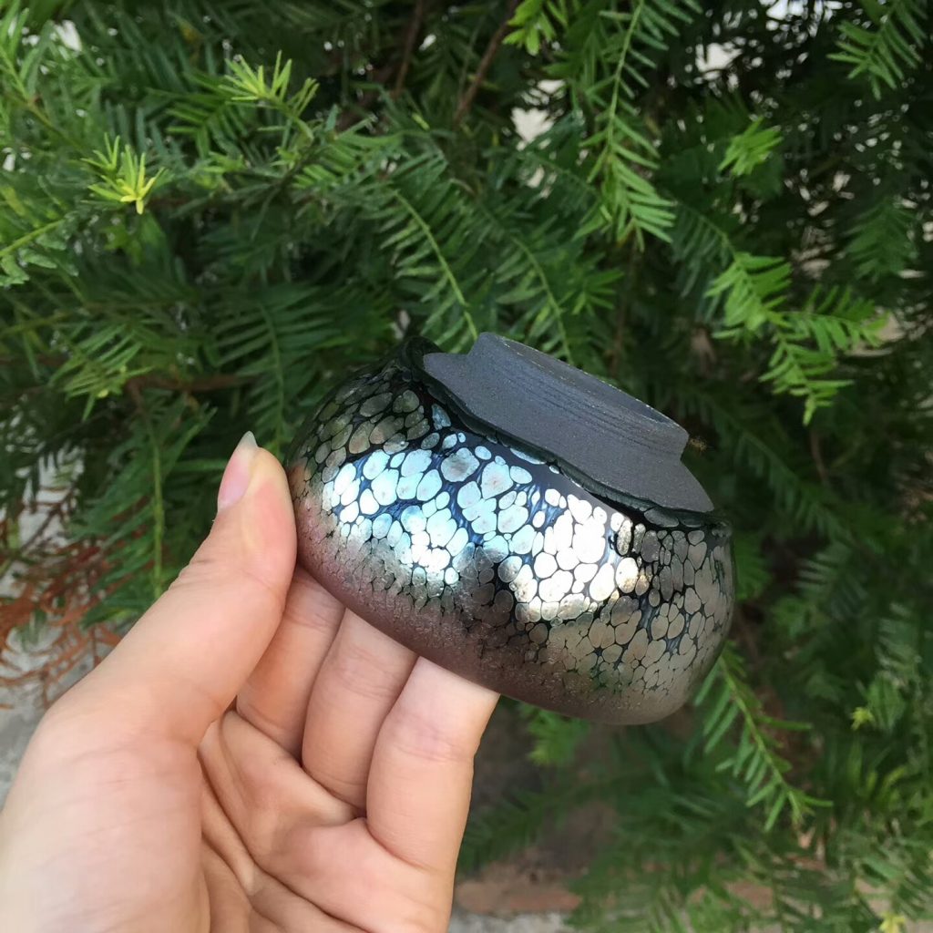 陳亮 全手工 油滴禪定杯：8.2*4.5